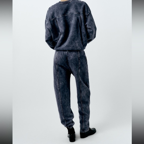 NWT zara fit washed joggers - Picture 3 of 6